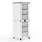 Luxor Modular Classroom Storage Cabinet - 2 stacked modules with 6 large bins MBS-STR-12-6L - alternate 1